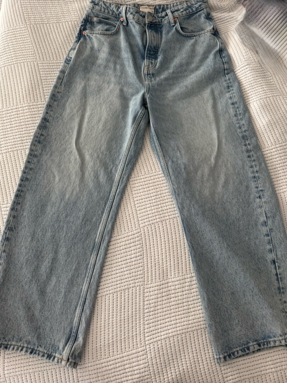 Free People wide leg jeans